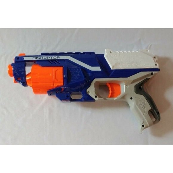 Nerf B9837F07 N-Strike Elite Disruptor Blue Model Tested and Working *NO AMMO* - Picture 2 of 11